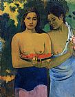 Two Tahitian Women 2 by Paul Gauguin